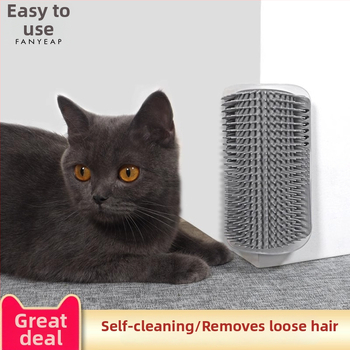 Fanyi A1J30 Zariadenie na škrabanie mačiek – rohová škrabacia hračka, jednoduchý štýl