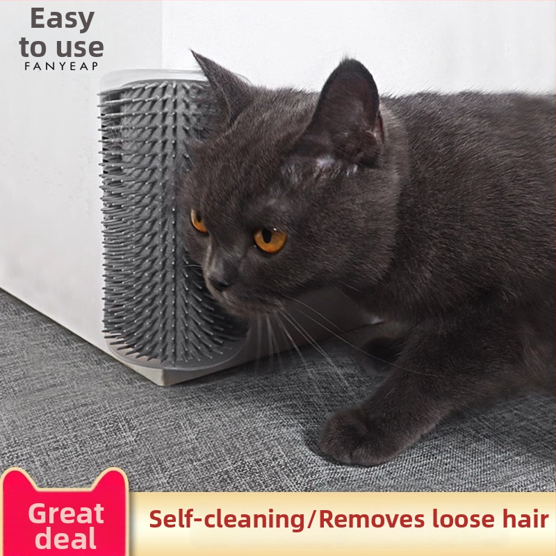 Fanyi A1J30 Zariadenie na škrabanie mačiek – rohová škrabacia hračka, jednoduchý štýl