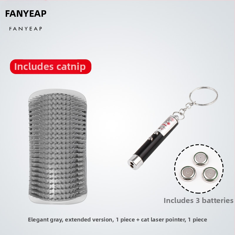 Fanyi A1J30 Zariadenie na škrabanie mačiek – rohová škrabacia hračka, jednoduchý štýl