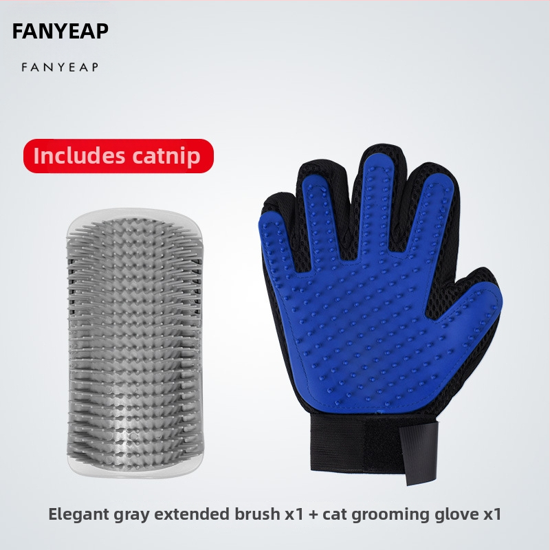 Fanyi A1J30 Zariadenie na škrabanie mačiek – rohová škrabacia hračka, jednoduchý štýl