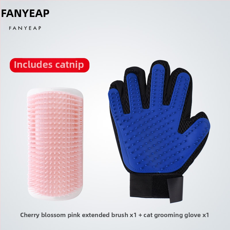 Fanyi A1J30 Zariadenie na škrabanie mačiek – rohová škrabacia hračka, jednoduchý štýl