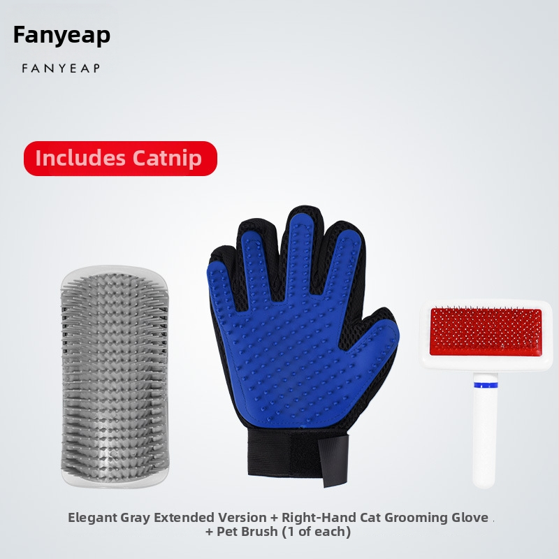 Fanyi A1J30 Zariadenie na škrabanie mačiek – rohová škrabacia hračka, jednoduchý štýl