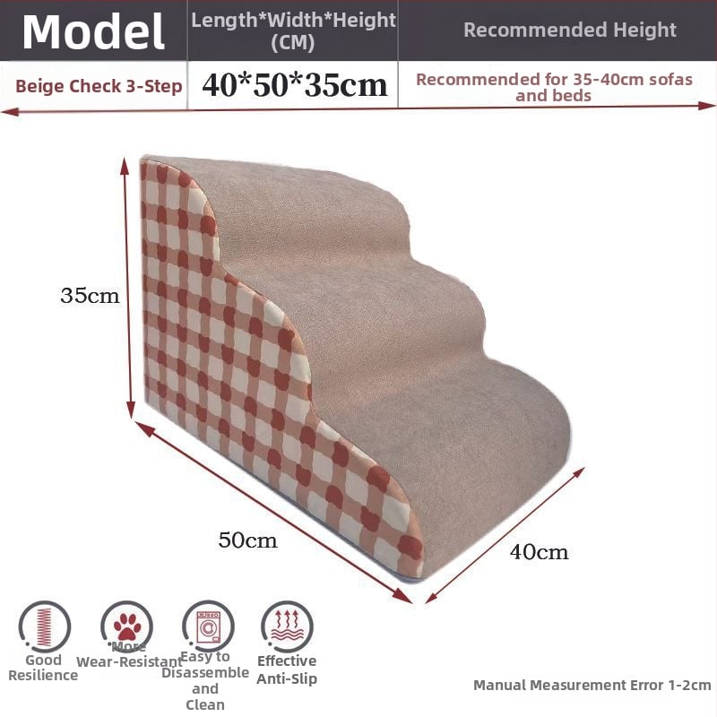 Scări pentru animale de companie pentru câini — din lemn, antiderapante, cod produs Pdd595087975142