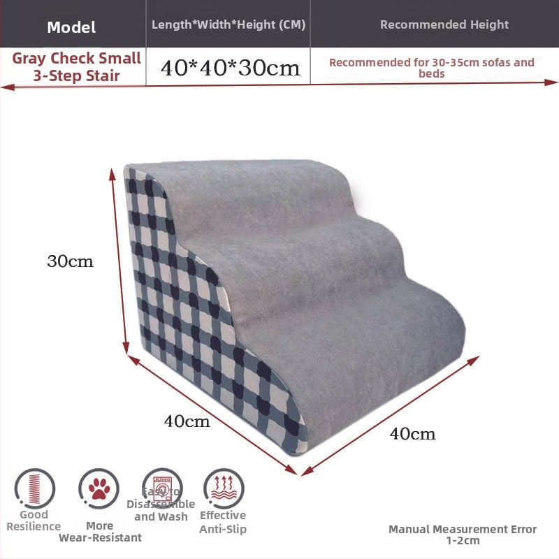 Scări pentru animale de companie pentru câini — din lemn, antiderapante, cod produs Pdd595087975142