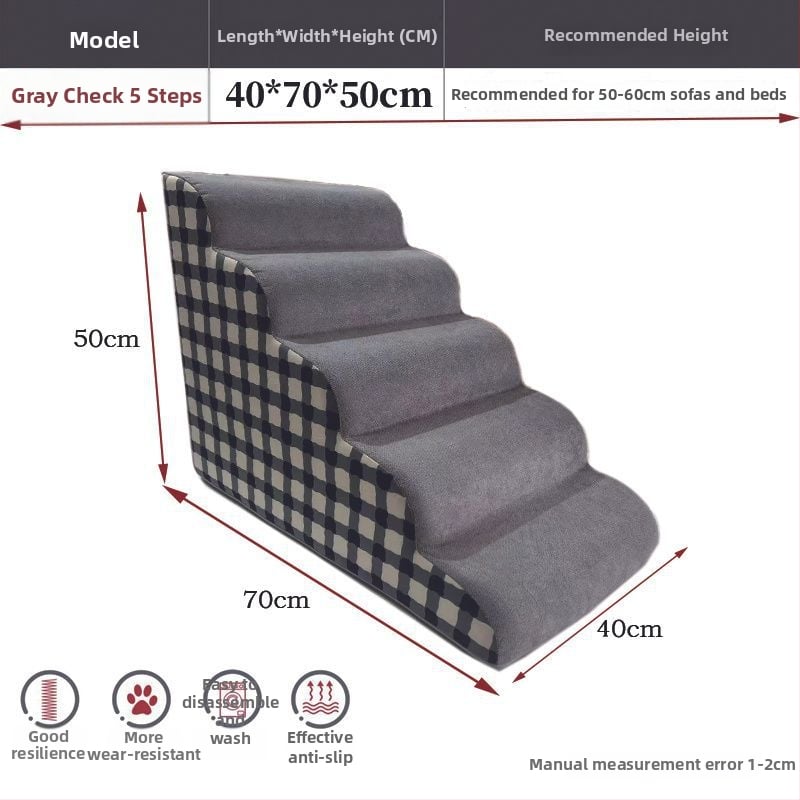 Scări pentru animale de companie pentru câini — din lemn, antiderapante, cod produs Pdd595087975142