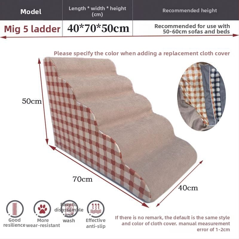 Scări pentru animale de companie pentru câini — din lemn, antiderapante, cod produs Pdd595087975142