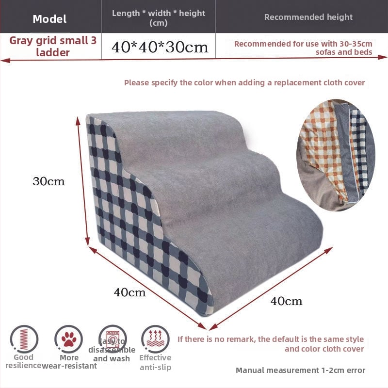 Scări pentru animale de companie pentru câini — din lemn, antiderapante, cod produs Pdd595087975142