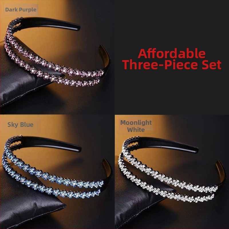 Štrasová čelenka, doplnok na hlavu, štýl Japonska a Južnej Kórey, svieži a sladký štýl, jar 2025
