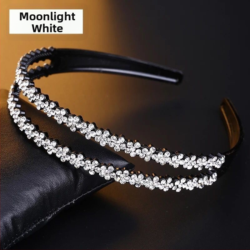 Štrasová čelenka, doplnok na hlavu, štýl Japonska a Južnej Kórey, svieži a sladký štýl, jar 2025