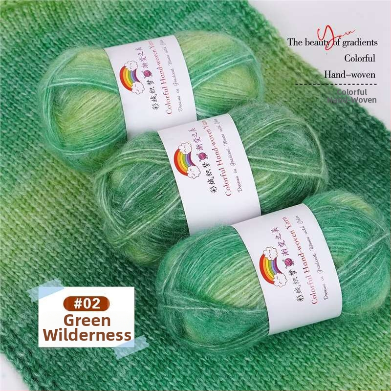 Domáca vlna Mohair vlákno, 7S, 1-plet