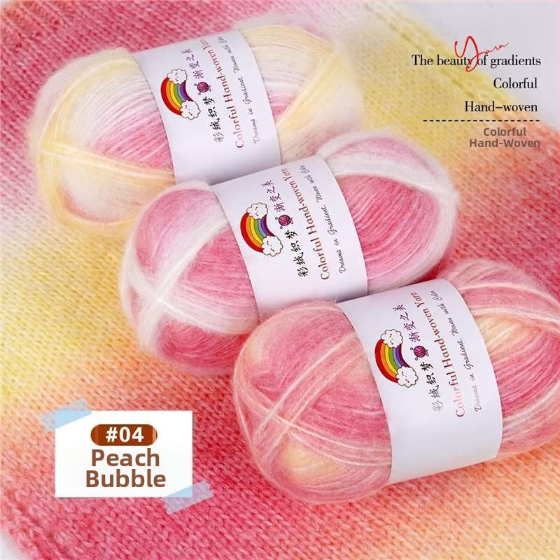 Domáca vlna Mohair vlákno, 7S, 1-plet