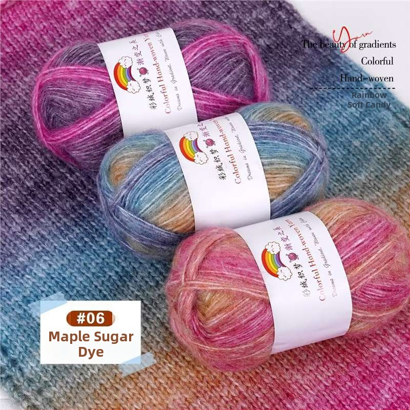 Domáca vlna Mohair vlákno, 7S, 1-plet