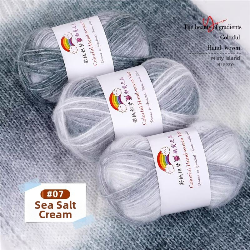 Domáca vlna Mohair vlákno, 7S, 1-plet