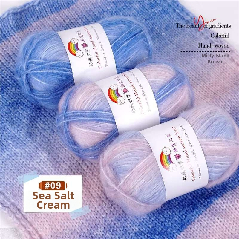 Domáca vlna Mohair vlákno, 7S, 1-plet