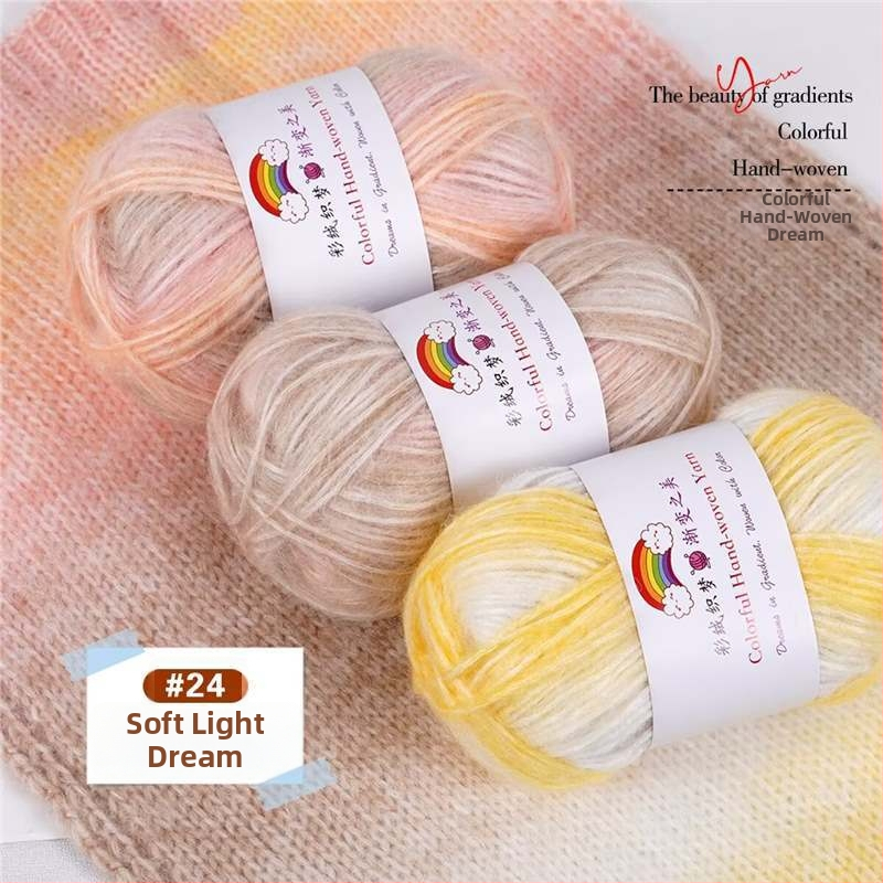 Domáca vlna Mohair vlákno, 7S, 1-plet