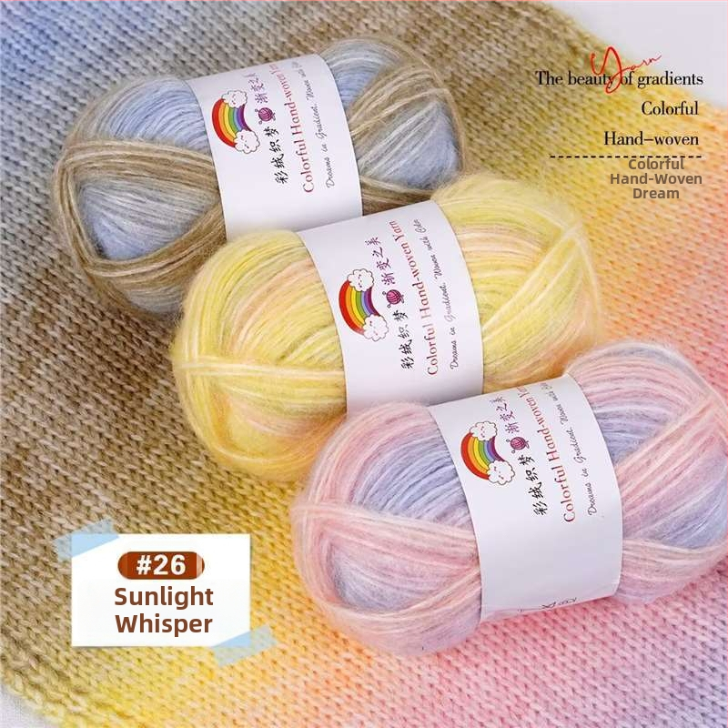 Domáca vlna Mohair vlákno, 7S, 1-plet