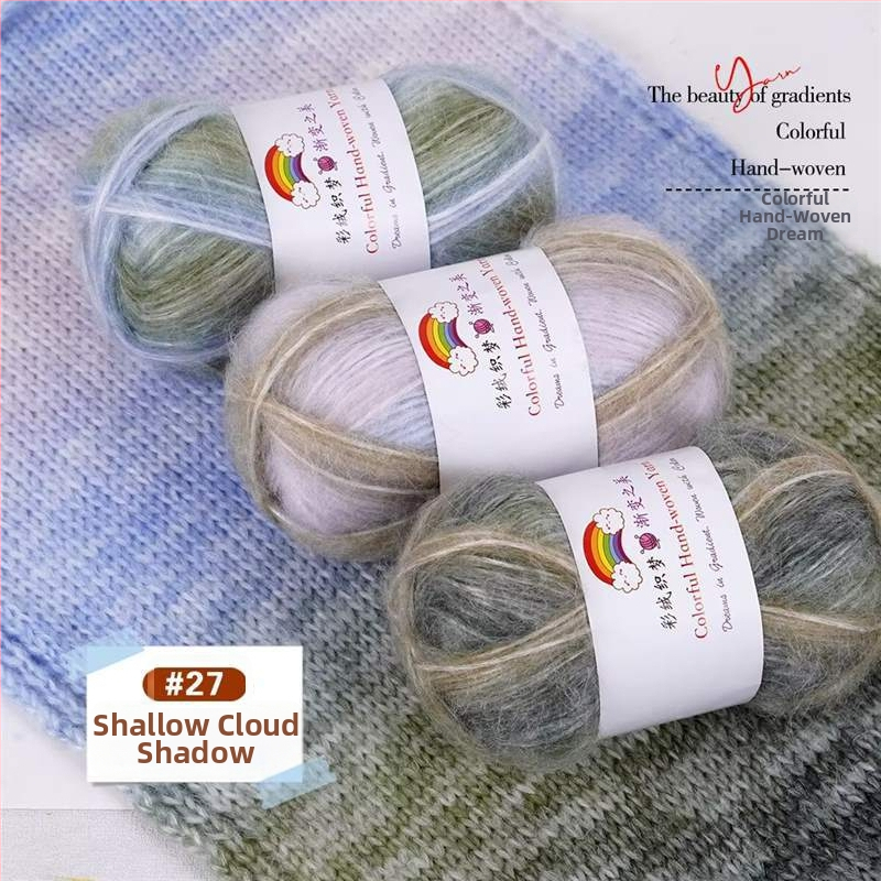 Domáca vlna Mohair vlákno, 7S, 1-plet