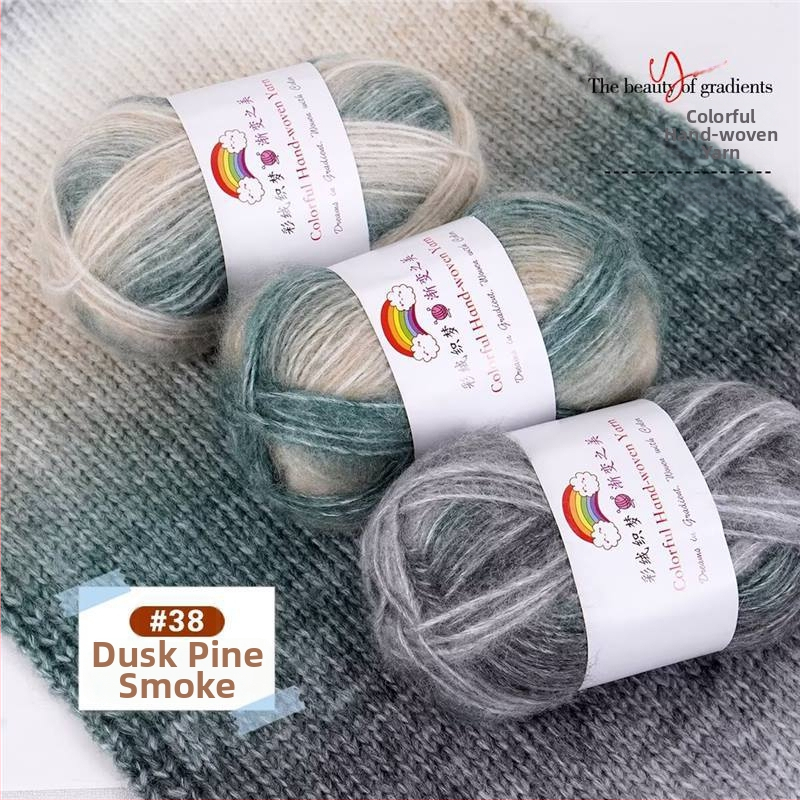 Domáca vlna Mohair vlákno, 7S, 1-plet