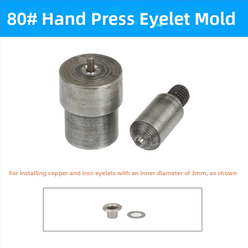 Ručný lis na očká, 45# oceľ, typ nit, neošetrený povrch