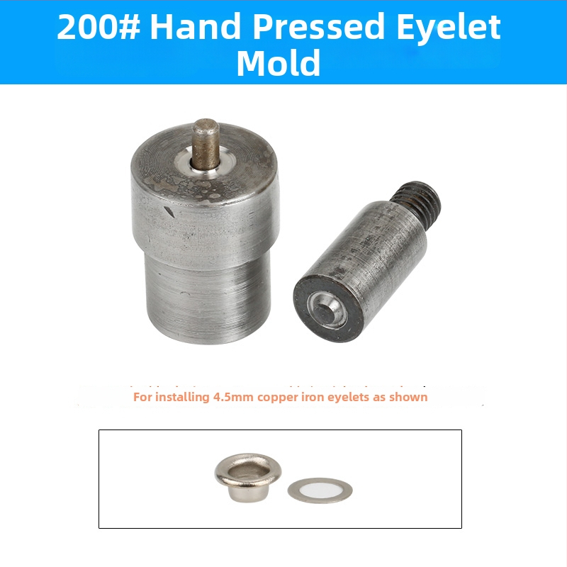 Ručný lis na očká, 45# oceľ, typ nit, neošetrený povrch