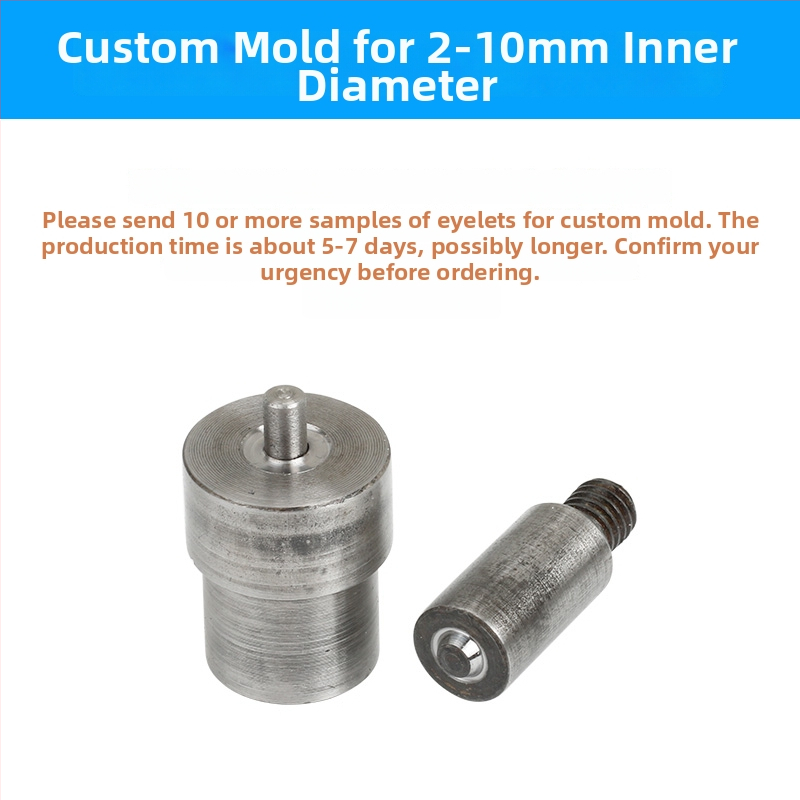 Ručný lis na očká, 45# oceľ, typ nit, neošetrený povrch