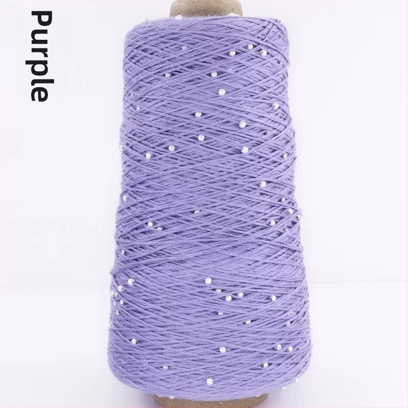 Priadza z bavlny a viskózy na pletenie — kuželová priadza, ring spinning, RS002 (Značka Ruishi; Alias Pearl Mercerized Cotton Thread)