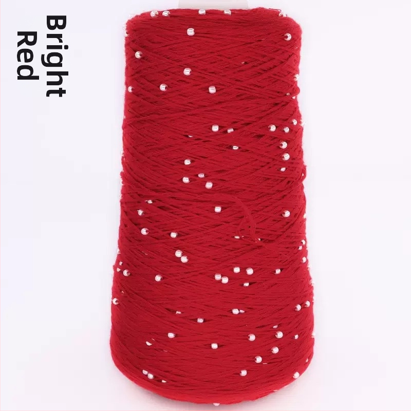 Priadza z bavlny a viskózy na pletenie — kuželová priadza, ring spinning, RS002 (Značka Ruishi; Alias Pearl Mercerized Cotton Thread)