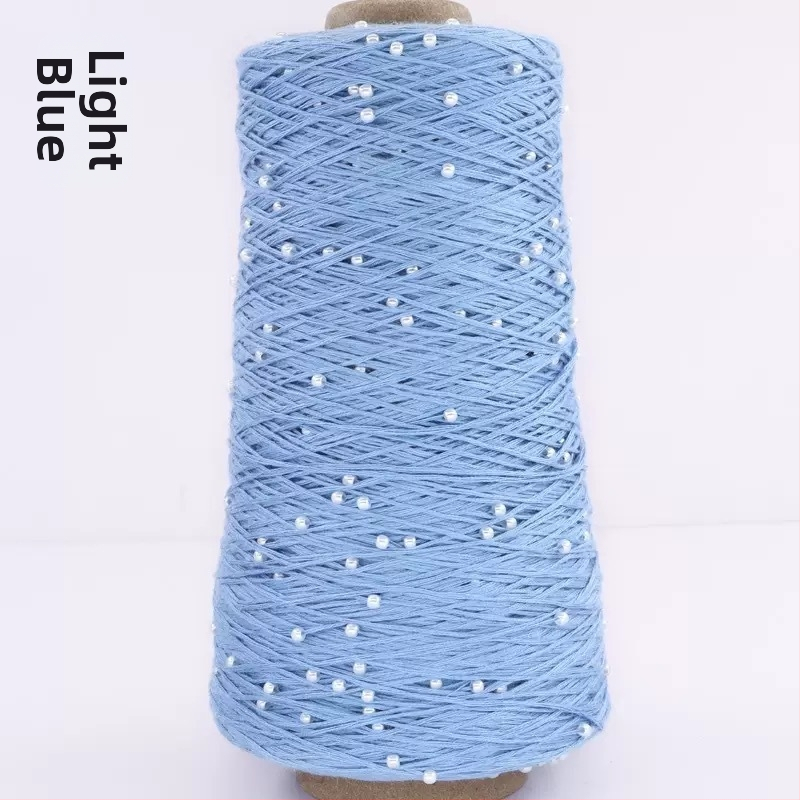 Priadza z bavlny a viskózy na pletenie — kuželová priadza, ring spinning, RS002 (Značka Ruishi; Alias Pearl Mercerized Cotton Thread)