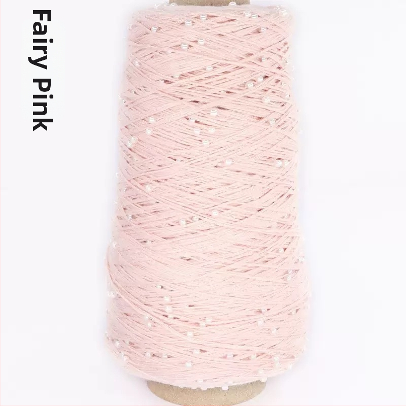 Priadza z bavlny a viskózy na pletenie — kuželová priadza, ring spinning, RS002 (Značka Ruishi; Alias Pearl Mercerized Cotton Thread)