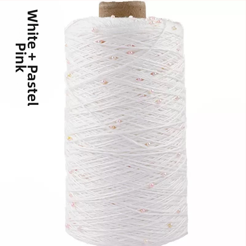 Priadza z bavlny a viskózy na pletenie — kuželová priadza, ring spinning, RS002 (Značka Ruishi; Alias Pearl Mercerized Cotton Thread)