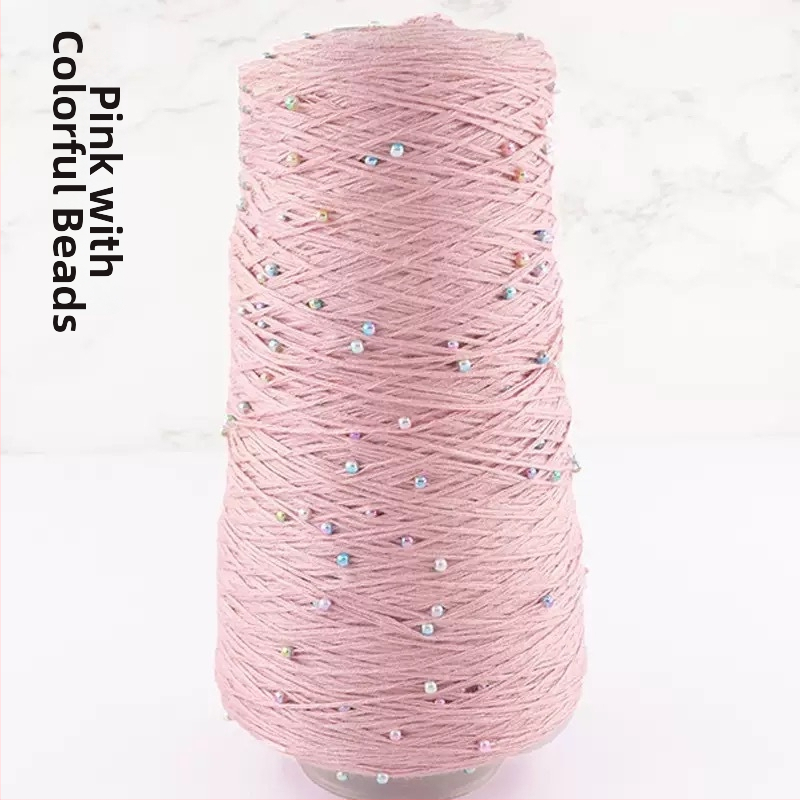 Priadza z bavlny a viskózy na pletenie — kuželová priadza, ring spinning, RS002 (Značka Ruishi; Alias Pearl Mercerized Cotton Thread)