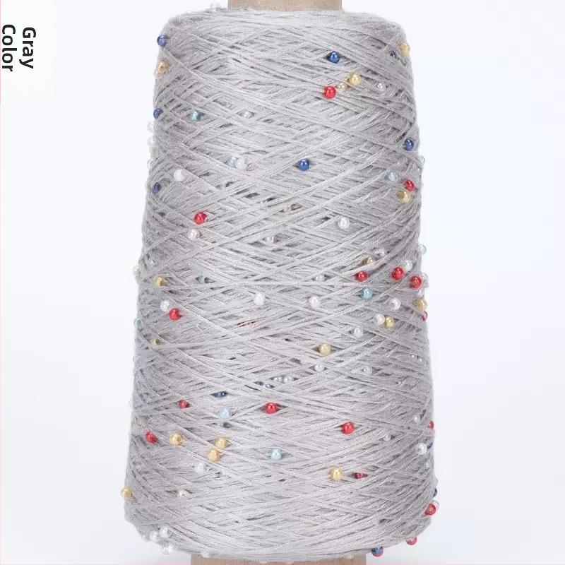 Priadza z bavlny a viskózy na pletenie — kuželová priadza, ring spinning, RS002 (Značka Ruishi; Alias Pearl Mercerized Cotton Thread)