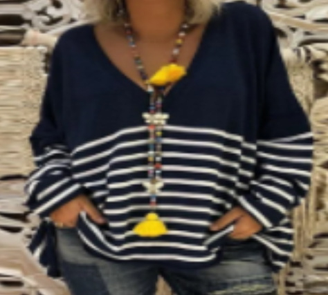 Ženski top s 3D ispisom, dugih rukava, bez ovratnika, udoban kroj, poliester