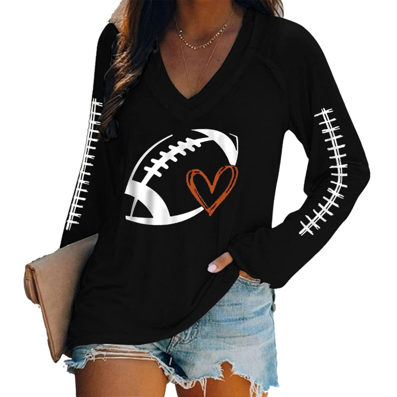 Ženski top s 3D ispisom, dugih rukava, bez ovratnika, udoban kroj, poliester