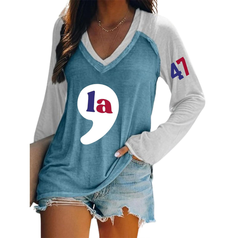 Ženski top s 3D ispisom, dugih rukava, bez ovratnika, udoban kroj, poliester