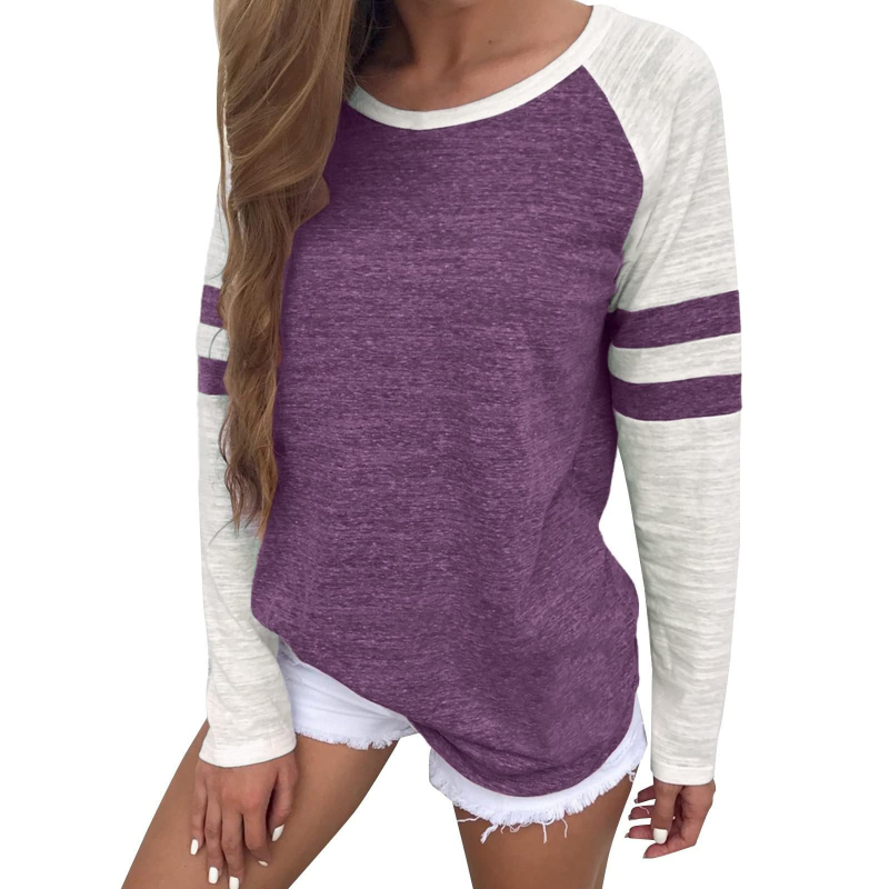 Ženski top s 3D ispisom, dugih rukava, bez ovratnika, udoban kroj, poliester