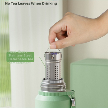 Izolovaný pohár Xiangquan — vnútro z 316 nerezovej ocele, vonkajší plášť z 201 nerezovej ocele, prenosný dizajn, izolácia 0–6 hodín