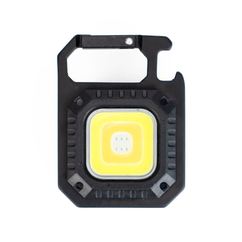Prenosna COB LED radna svjetiljka – Prijenosna mini vanjska svjetiljka za kampiranje, planinarenje, noćno pecanje, samoobranu i nužne situacije; 3W, 240–350 lm, 300 mAh baterija, ručno pokretanje, vodootporna