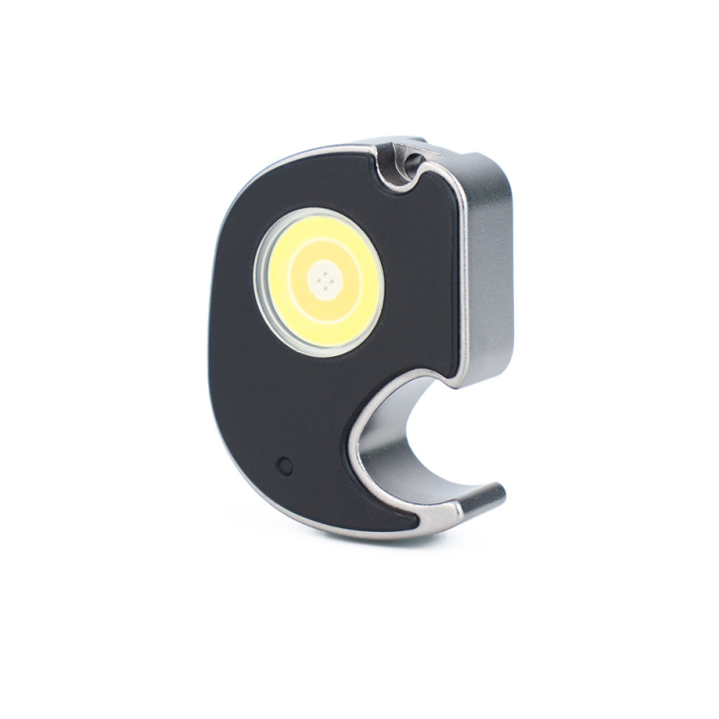 Prenosna COB LED radna svjetiljka – Prijenosna mini vanjska svjetiljka za kampiranje, planinarenje, noćno pecanje, samoobranu i nužne situacije; 3W, 240–350 lm, 300 mAh baterija, ručno pokretanje, vodootporna