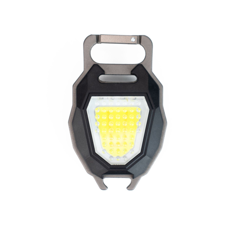 Prenosna COB LED radna svjetiljka – Prijenosna mini vanjska svjetiljka za kampiranje, planinarenje, noćno pecanje, samoobranu i nužne situacije; 3W, 240–350 lm, 300 mAh baterija, ručno pokretanje, vodootporna