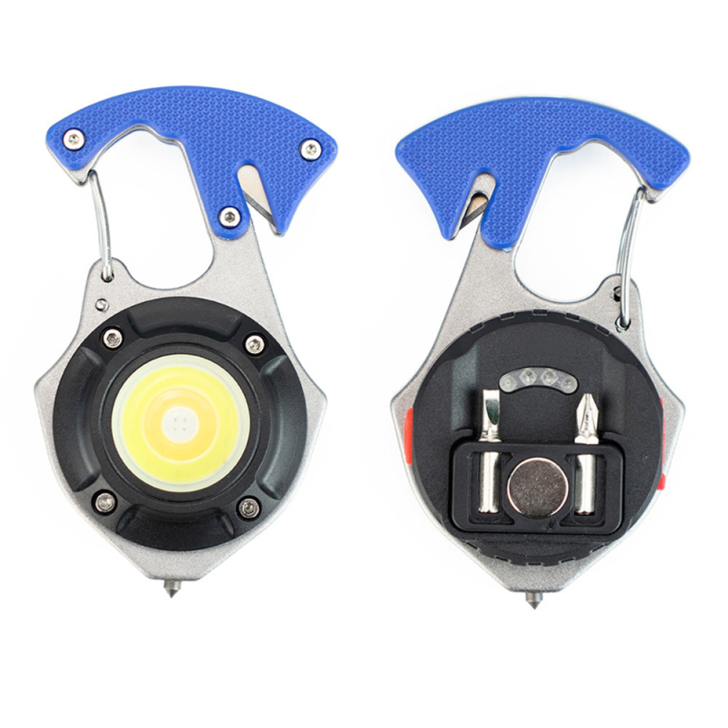 Prenosna COB LED radna svjetiljka – Prijenosna mini vanjska svjetiljka za kampiranje, planinarenje, noćno pecanje, samoobranu i nužne situacije; 3W, 240–350 lm, 300 mAh baterija, ručno pokretanje, vodootporna