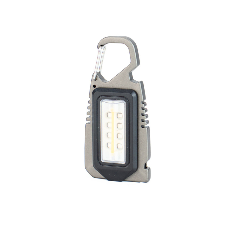 Prenosna COB LED radna svjetiljka – Prijenosna mini vanjska svjetiljka za kampiranje, planinarenje, noćno pecanje, samoobranu i nužne situacije; 3W, 240–350 lm, 300 mAh baterija, ručno pokretanje, vodootporna