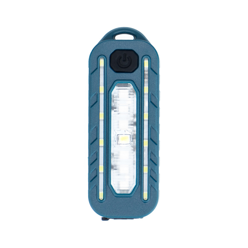 Prenosna COB LED radna svjetiljka – Prijenosna mini vanjska svjetiljka za kampiranje, planinarenje, noćno pecanje, samoobranu i nužne situacije; 3W, 240–350 lm, 300 mAh baterija, ručno pokretanje, vodootporna