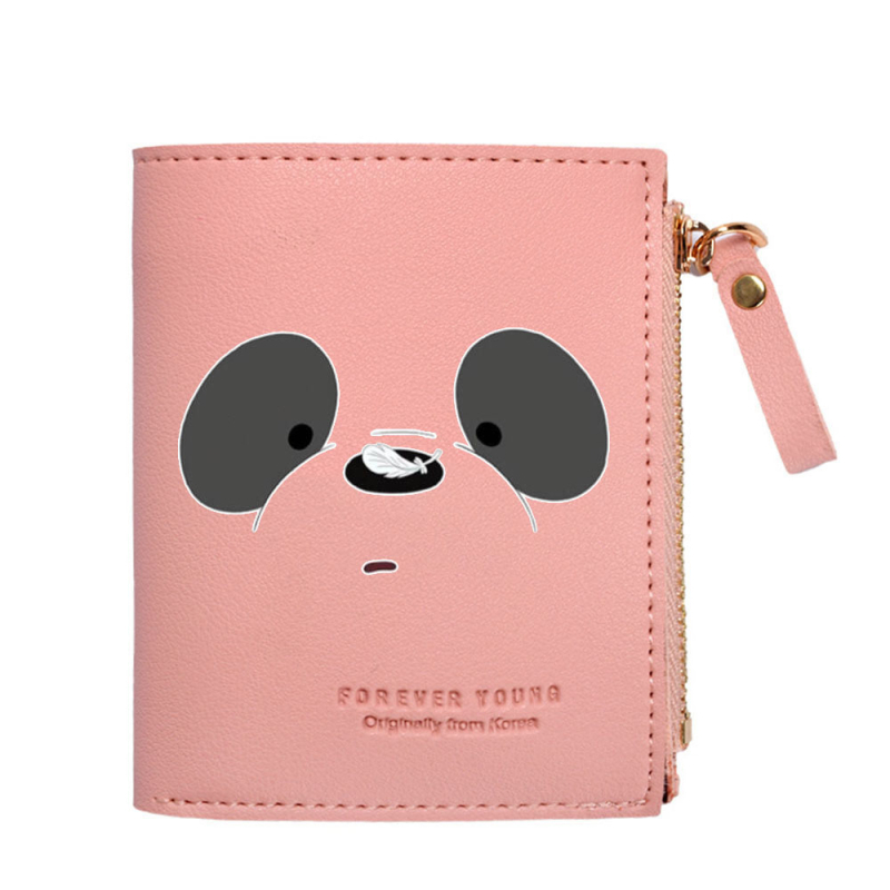 Дамски вертикален портфейл PU кожа, подплата нейлон, анимационен принт, пролет 2025