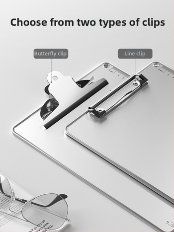 Klipbord s jedným klipom, model 7051C1085-15, materiál akryl