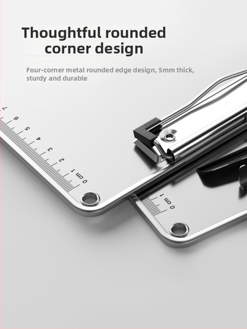 Klipbord s jedným klipom, model 7051C1085-15, materiál akryl