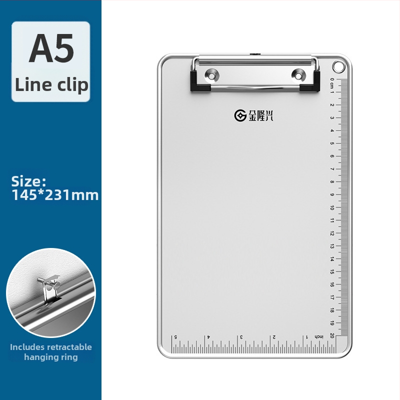 Klipbord s jedným klipom, model 7051C1085-15, materiál akryl