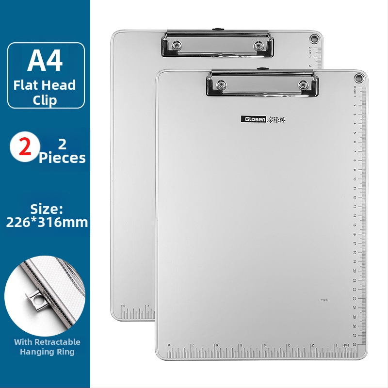 Klipbord s jedným klipom, model 7051C1085-15, materiál akryl