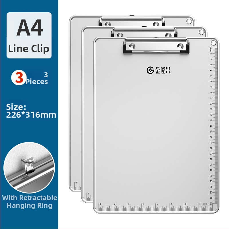 Klipbord s jedným klipom, model 7051C1085-15, materiál akryl