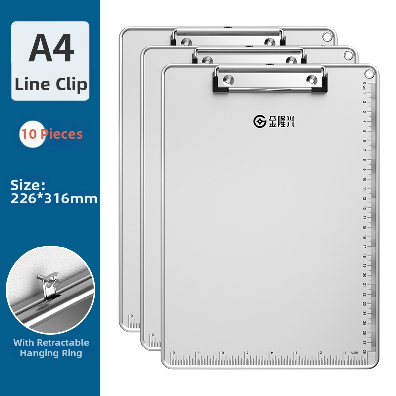 Klipbord s jedným klipom, model 7051C1085-15, materiál akryl